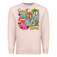 Pale Pink sweet summer time Premium Sweatshirt - NancyCooperArtShop