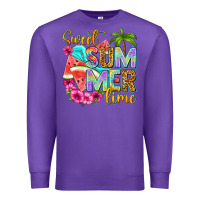 Purple sweet summer time Premium Sweatshirt - NancyCooperArtShop