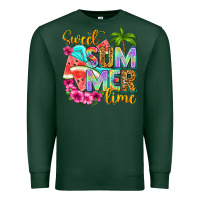 Sports Green sweet summer time Premium Sweatshirt - NancyCooperArtShop