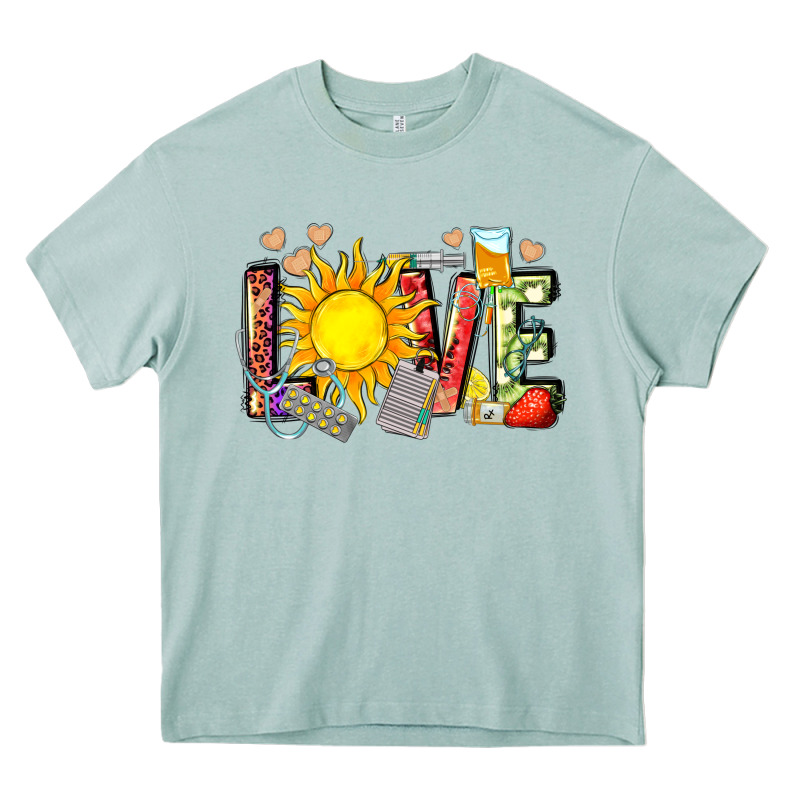 Love Summer Nurse Heavy Core Tee by Zillion Design Studio | Teevron