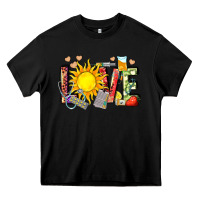 Black love summer nurse Heavy Core Tee - Zillion Design Studio