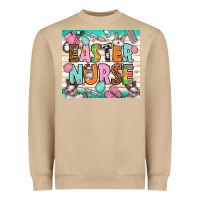 Mushroom Easter Day Nurse Heavyweight Sweatshirt - NancyCooperArtShop