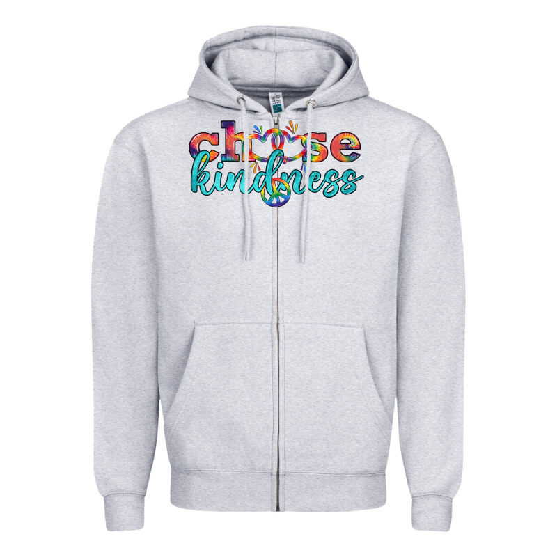 Lgbtq Choose Kindness With Heart And Peace Zipper Hoodie by BundleAndBundleShop | Teevron