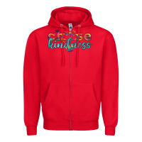 Red Lgbtq Choose Kindness With Heart And Peace Zipper Hoodie - BundleAndBundleShop