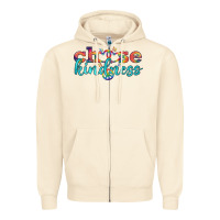 Sandshell Lgbtq Choose Kindness With Heart And Peace Zipper Hoodie - BundleAndBundleShop