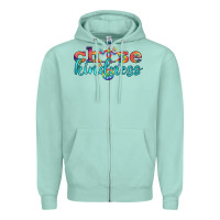 Seafoam Lgbtq Choose Kindness With Heart And Peace Zipper Hoodie - BundleAndBundleShop