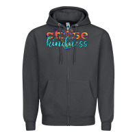 Smoke Lgbtq Choose Kindness With Heart And Peace Zipper Hoodie - BundleAndBundleShop