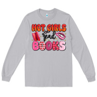 Moon Dust hot girls read books Long Sleeve Tee - MaliasSmallBusiness