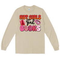 Mushroom hot girls read books Long Sleeve Tee - MaliasSmallBusiness