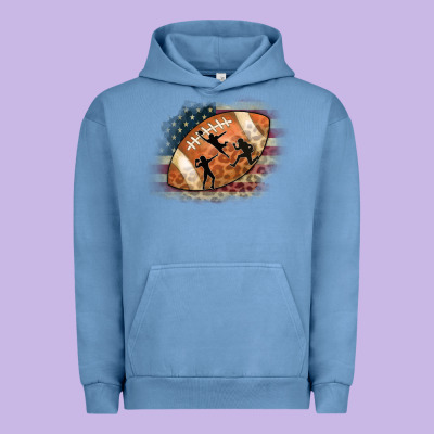 American Football Flag Players Urban Hoodie Designed By Cowcowdesign