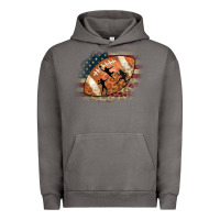 Pigment Tornado American Football Flag Players Urban Hoodie - CowCowDesign