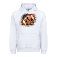 White American Football Flag Players Urban Hoodie - CowCowDesign
