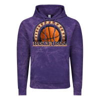 Cloud Purple basketball rainbow Vintage Hoodie - JahusDesignShop