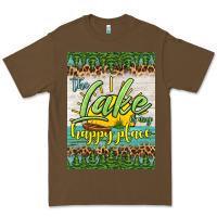 Cacao the lake is my happy place air freshener Premium Tee - HRA Design Shop