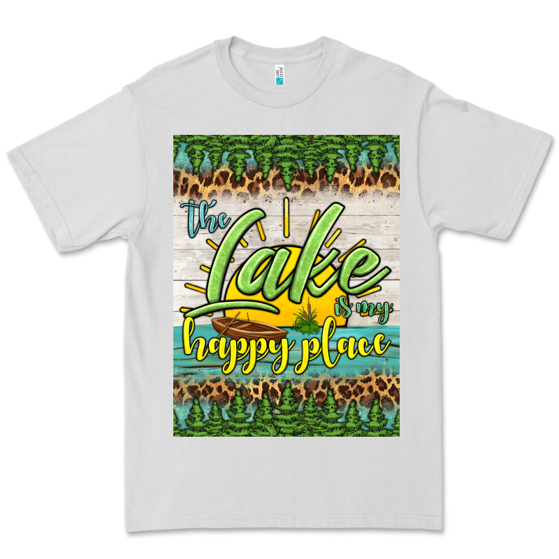 The Lake Is My Happy Place Air Freshener Premium Tee by HRA Design Shop | Teevron