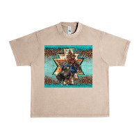 French Oak western rodeo bullfighter Aztec leopard turquoise Urban Heavy Tee - BarkalooDesign