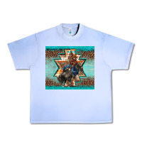Grape Ice western rodeo bullfighter Aztec leopard turquoise Urban Heavy Tee - BarkalooDesign