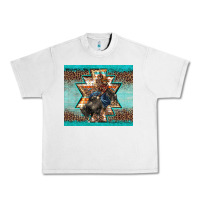 Lunar Rock western rodeo bullfighter Aztec leopard turquoise Urban Heavy Tee - BarkalooDesign