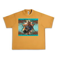 Peanut Butter western rodeo bullfighter Aztec leopard turquoise Urban Heavy Tee - BarkalooDesign
