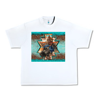 White western rodeo bullfighter Aztec leopard turquoise Urban Heavy Tee - BarkalooDesign