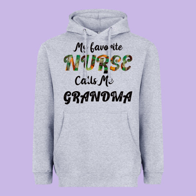 My Favorite Nurse Calls Me Grandma Heavyweight Hoodie Designed By Bettercallsaul