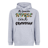 Heather Grey My Favorite Nurse Calls Me Grandma Heavyweight Hoodie - Bettercallsaul