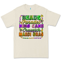 Bone beads parades king cake crawfish mardi gras Premium Tee - FaDigitalArtStudio