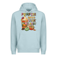 Pumpkin Spice Livin' My Best Life Premium Hoodie | Teevron