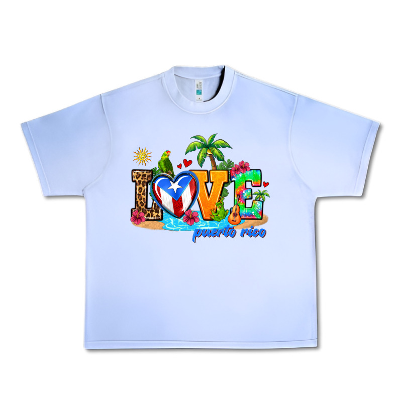 Love Puerto Rico Urban Heavy Tee by AdoDesignShop | Teevron