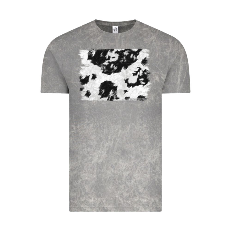 Black And White Cowhide Backround Vintage Tee by NancyCooperArtShop | Teevron