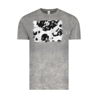 Cloud Rock black and white cowhide backround Vintage Tee - NancyCooperArtShop
