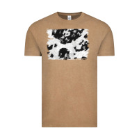 Vintage Coffee black and white cowhide backround Vintage Tee - NancyCooperArtShop