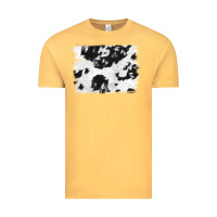 Vintage Mustard black and white cowhide backround Vintage Tee - NancyCooperArtShop