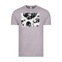 Vintage Zinc black and white cowhide backround Vintage Tee - NancyCooperArtShop