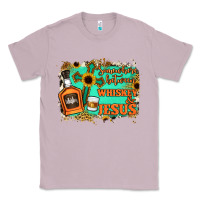 Lilac Somewhere Between Whiskey and Jesus Classic Tee - Jasminsmagicworld