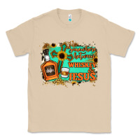 Mushroom Somewhere Between Whiskey and Jesus Classic Tee - Jasminsmagicworld
