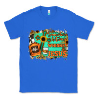 True Royal Somewhere Between Whiskey and Jesus Classic Tee - Jasminsmagicworld