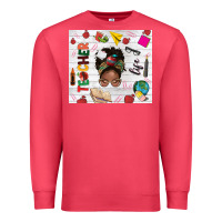 Cardinal afro teacher life Premium Sweatshirt - NancyCooperArtShop