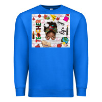 True Royal afro teacher life Premium Sweatshirt - NancyCooperArtShop