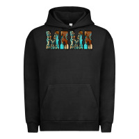 Pigment Black Mama Turquoise Tooled Urban Hoodie - CowCowDesign