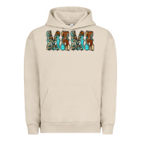 Pigment French Oak Mama Turquoise Tooled Urban Hoodie - CowCowDesign