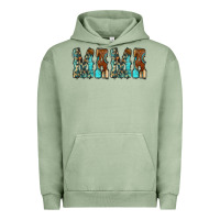 Pigment Oil Green Mama Turquoise Tooled Urban Hoodie - CowCowDesign