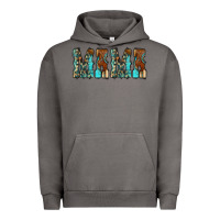 Pigment Tornado Mama Turquoise Tooled Urban Hoodie - CowCowDesign