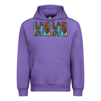 Tulip Mama Turquoise Tooled Urban Hoodie - CowCowDesign