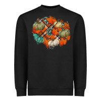 Black fall autumn patches Heavyweight Sweatshirt - Jasminsmagicworld