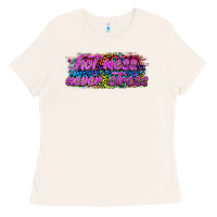 Bone hot mess never stress Ladies Tee - texasbilliewilder