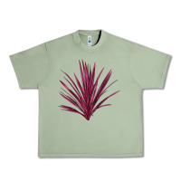 Oil Green Pink Cordyline Urban Heavy Tee - LillyAllenDesigns