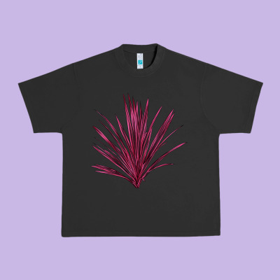 Pink Cordyline Urban Heavy Tee Designed By Lillyallendesigns