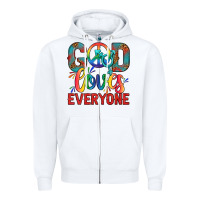 White Lgbtq God Loves Everyone With Unicorn Zipper Hoodie - BundleAndBundleShop