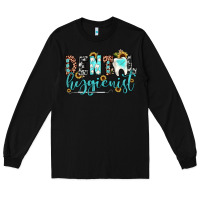 Black dental hygienist Long Sleeve Tee - JahusDesignShop